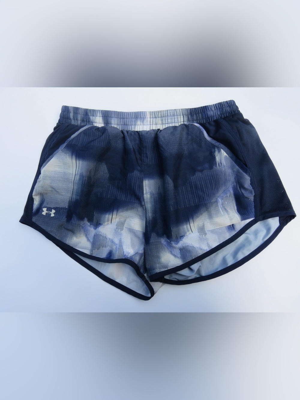 Under Armour Women's Navy/Purple Tie-Dye Performance Shorts